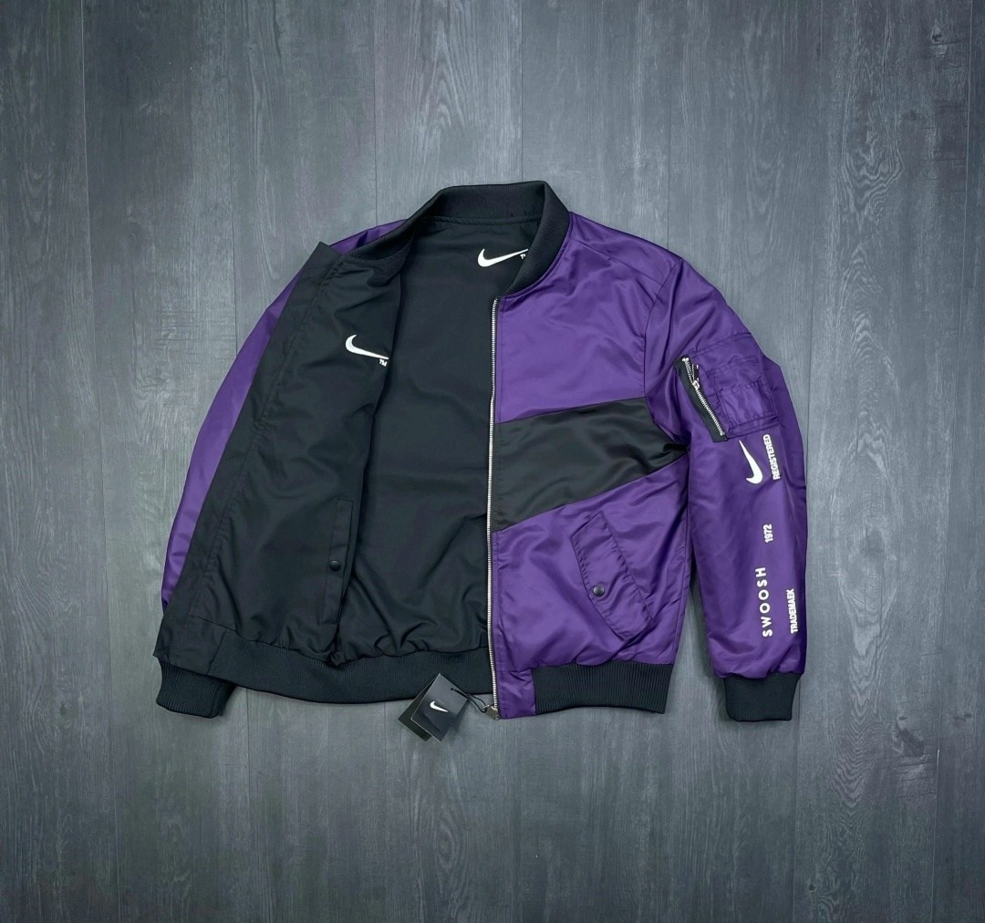бомбер найк мужской двухсторонний,бомбер nike,куртка фиолетовая,nike ветровка,бомбер найк двухсторонний