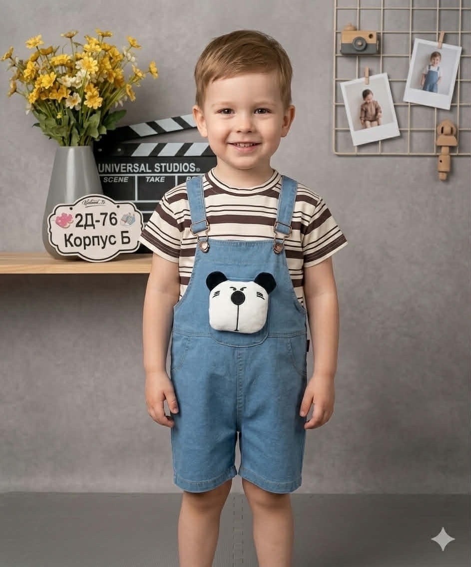 детский джинсовый комбинезон,джинсовый комбинезон для мальчика,комплект одежды для малыша,комплект одежды для мальчика,одежда для маленьких мальчиков