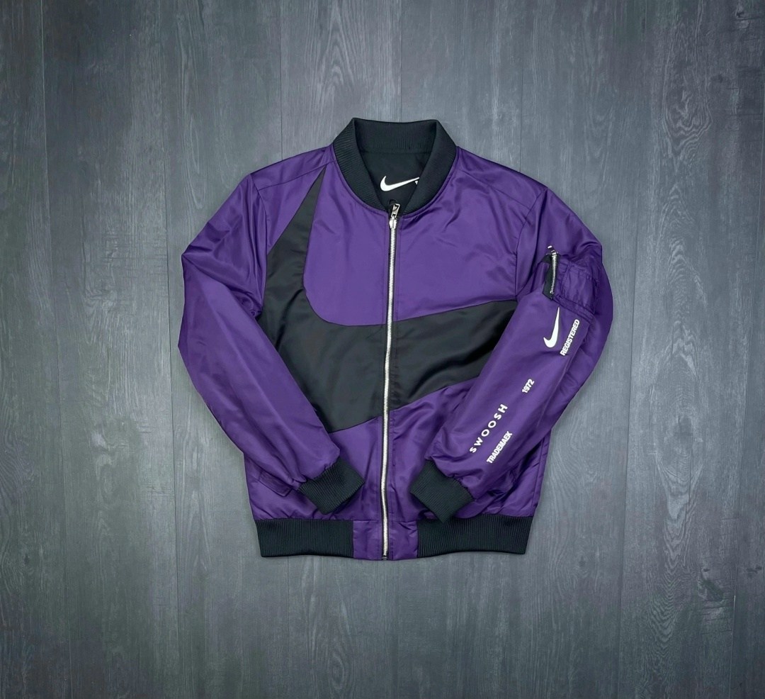 бомбер найк мужской двухсторонний,бомбер nike,куртка фиолетовая,nike ветровка,бомбер найк двухсторонний