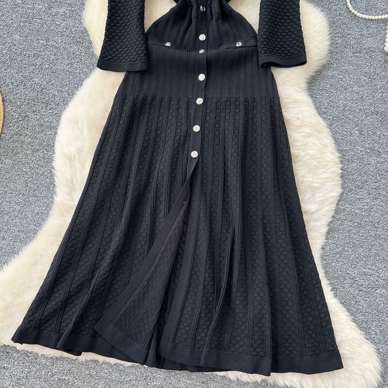 платье винтажное,комплект кардиган,платье с длинным рукавом женское,платье женское черное,кружевное платье