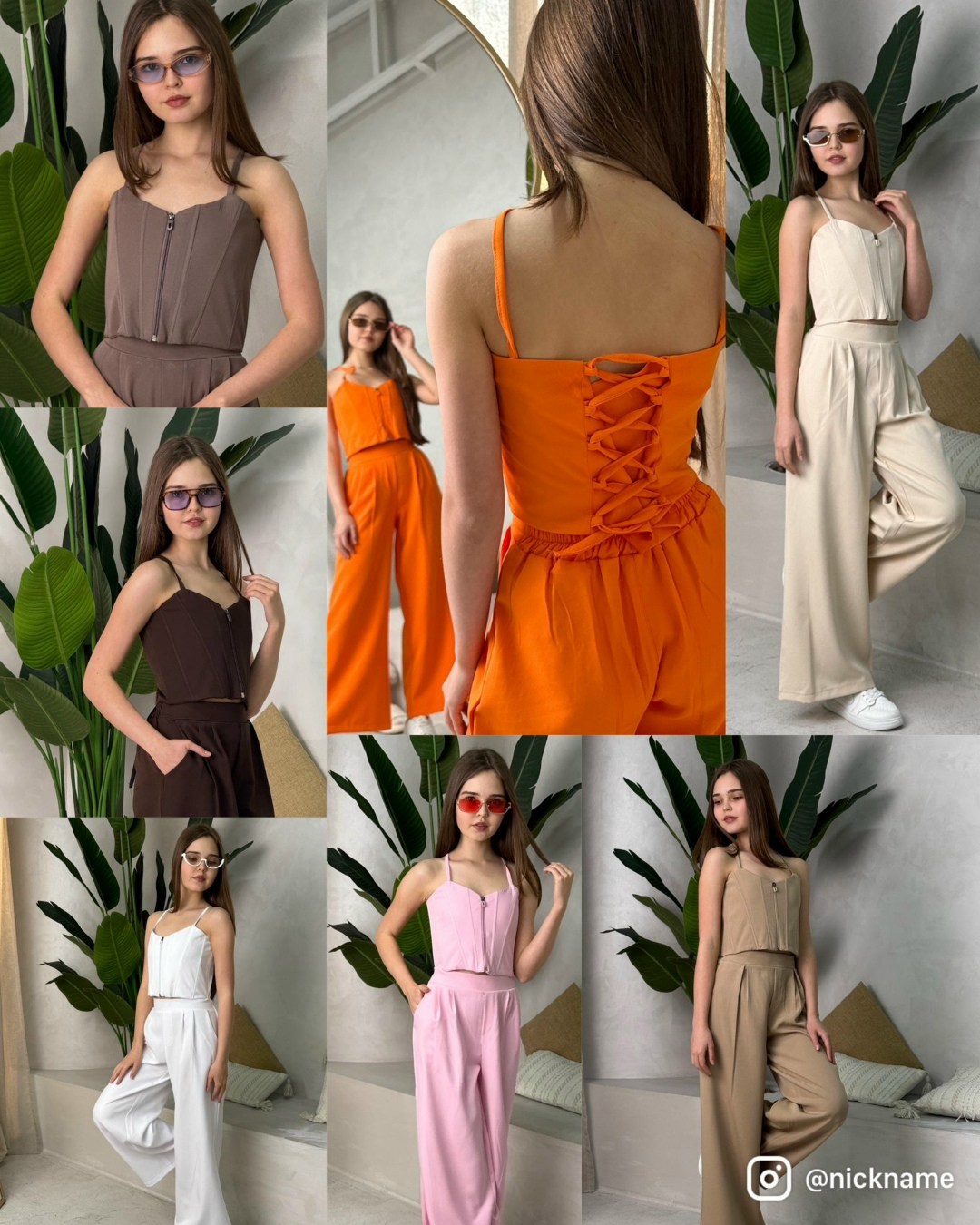 модные костюмы,брючный костюм,стильные костюмы,женский брючный костюм,костюм льняной летний брючный с жилетом и брюками паллацо by fiola