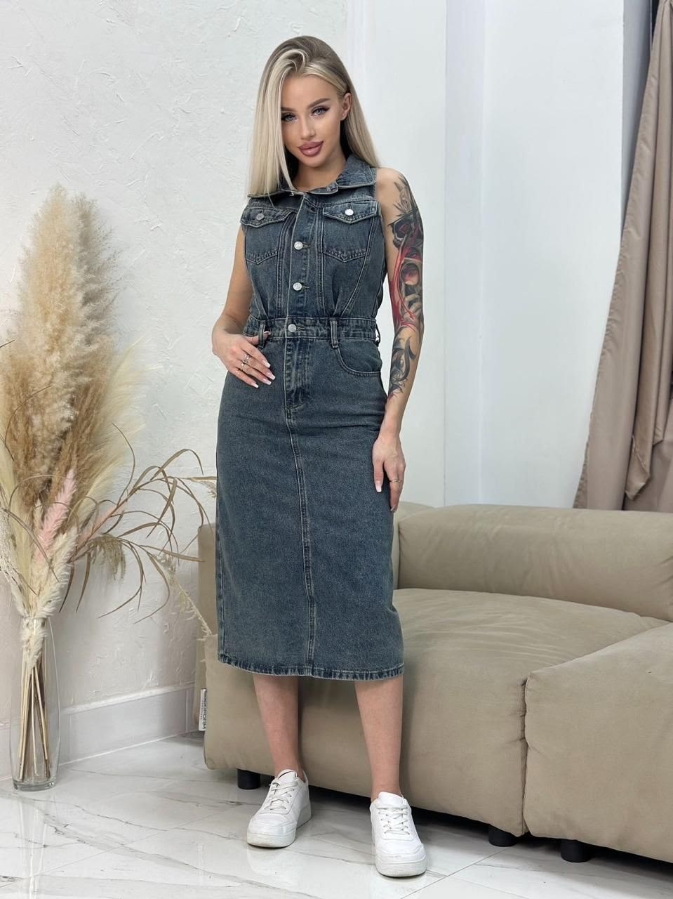 сарафан женский джинсовый,сарафан джинсовый,джинсовое платье,сарафан джинсовый длинный,женский сарафан