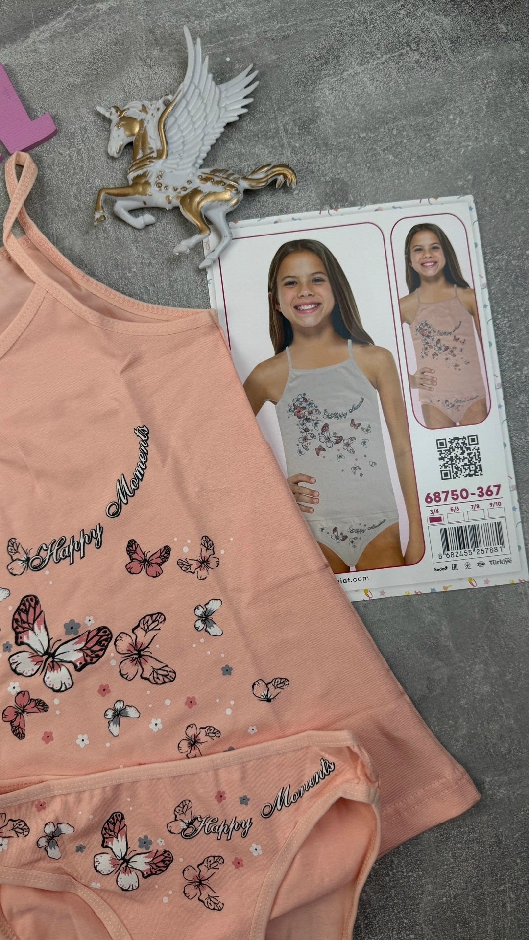 комплект белья для девочек,комплект нижнего белья для девочек,комплект белья для девочки iki yildiz,комплект нижнего белья baykar 161333499,нижнее белье для девочек