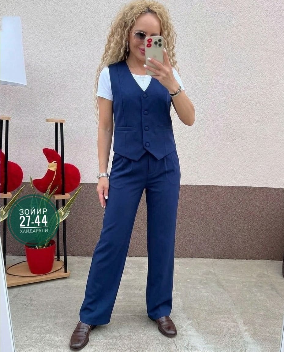 брючный костюм женский,костюм женский летний брючный,брючный костюм,женский брючный костюм с жилеткой,брючный костюм с жилетом