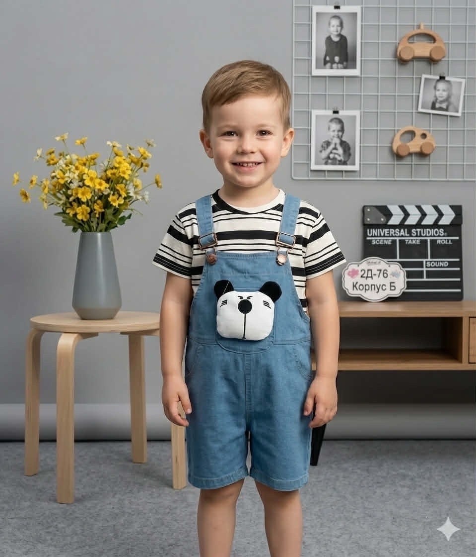 детский джинсовый комбинезон,джинсовый комбинезон для мальчика,комплект одежды для малыша,комплект одежды для мальчика,одежда для маленьких мальчиков