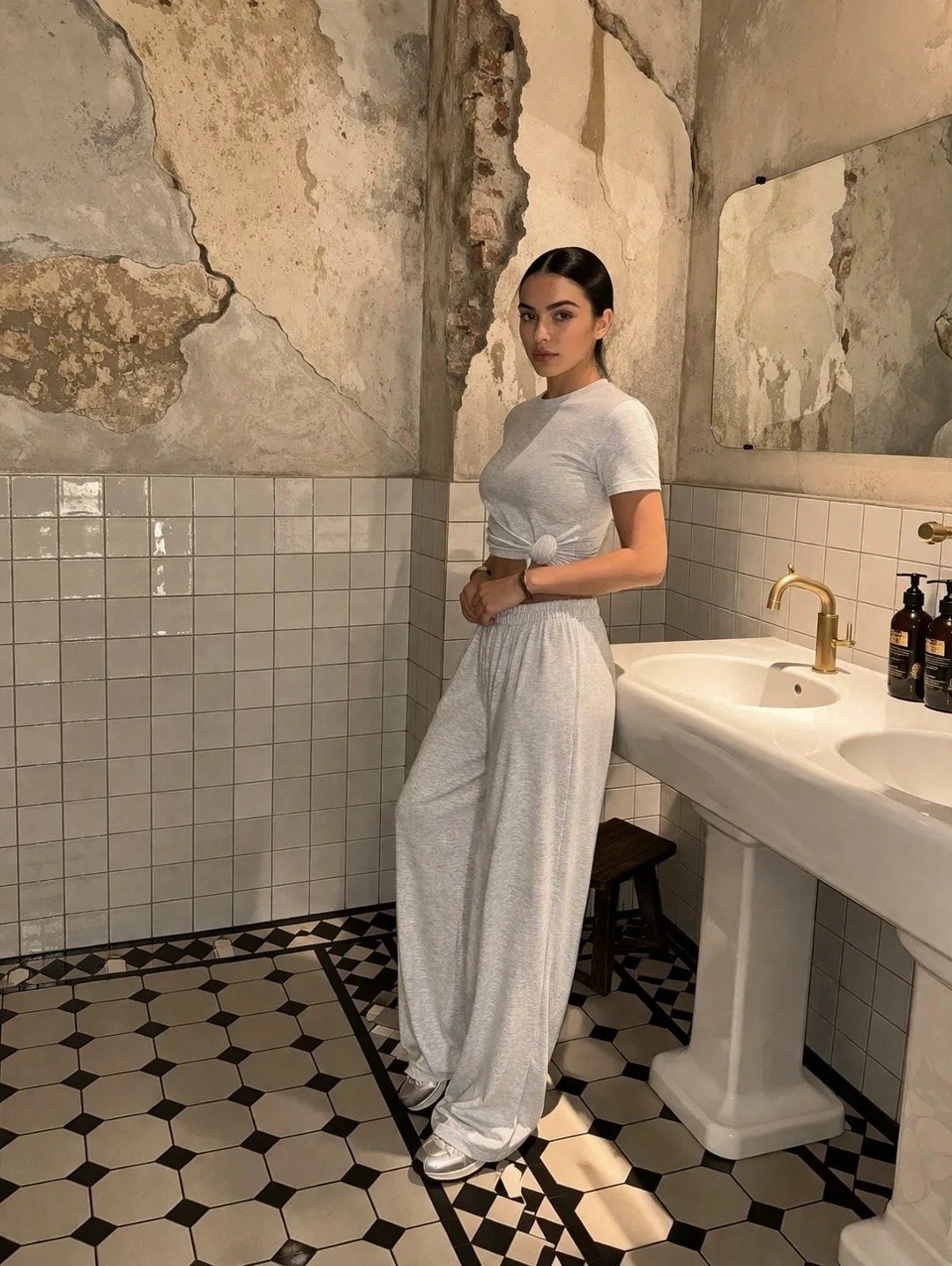 костюм с брюками палаццо,костюм с кроп топом,брюки палаццо,костюм с брюками и топом,брюки спортивные штаны палаццо romano