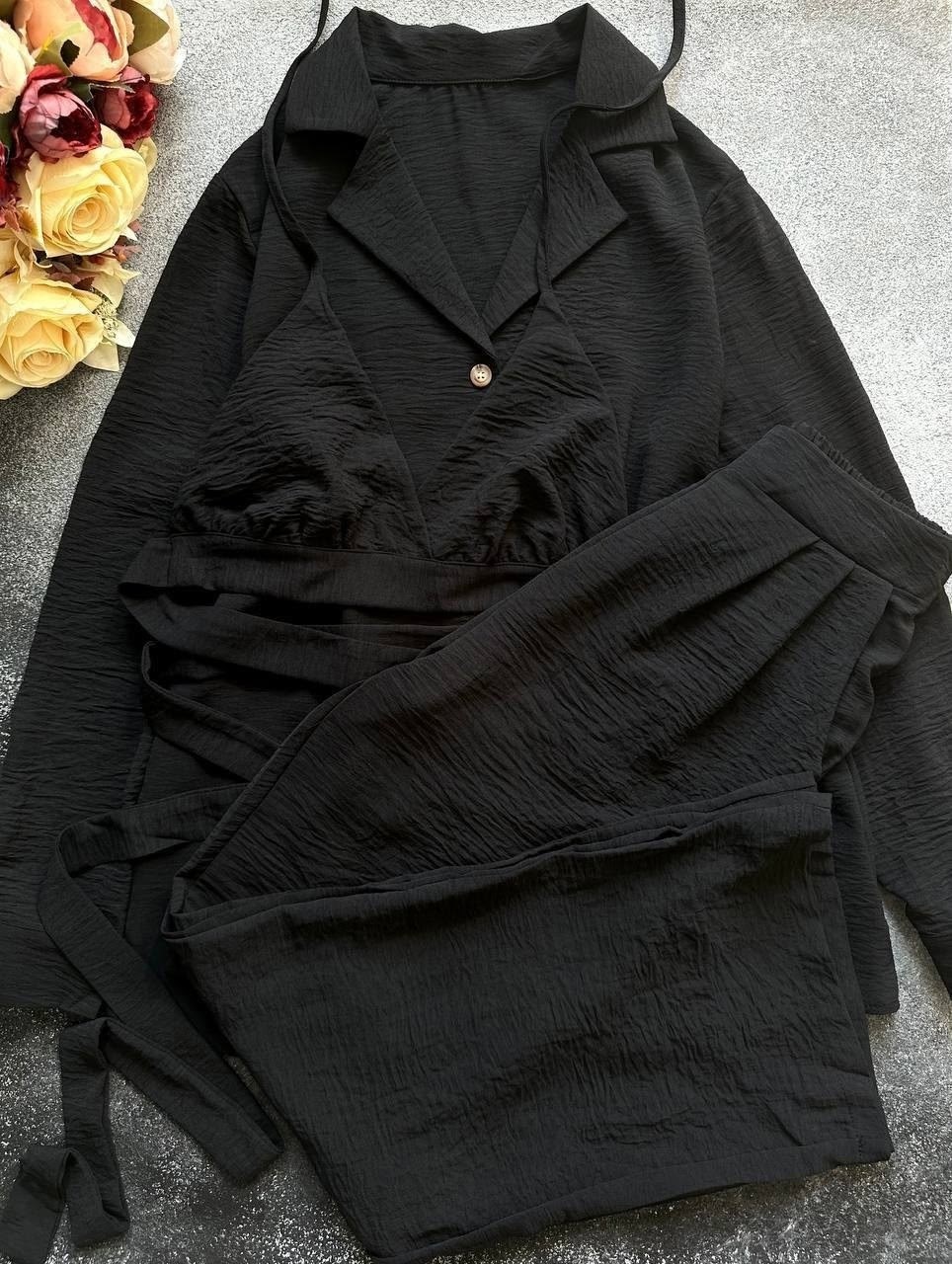 женские костюмы,брючный костюм с топом,костюм женский брючный,костюм пышные штаны и топик,женский костюм из двух предметов