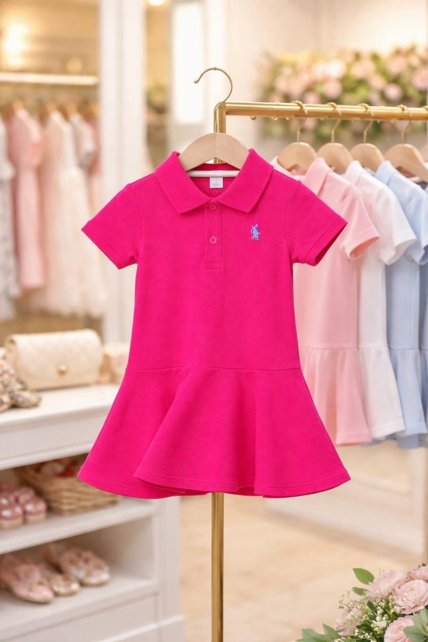 платье поло для девочки,платья детские,платье поло,поло для девочки,платья детские для девочек