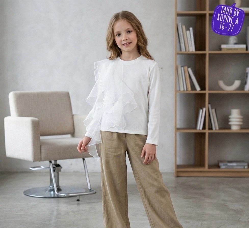 джемпер для девочек,брюки палаццо для девочек,брюки для девочек,брюки для малыша,брюки широкие