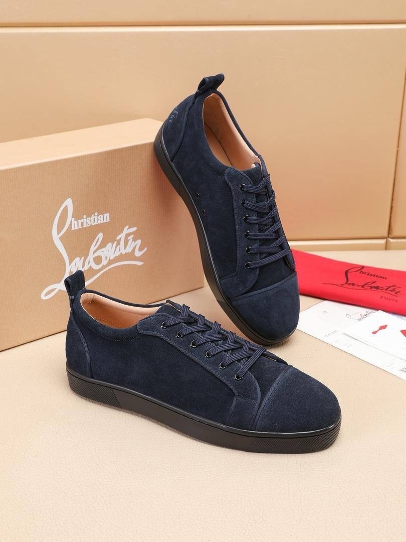 кеды christian louboutin натуральная замша,christian louboutin темно-синие замшевые низкие кроссовки,мужские кеды christian louboutin,замшевые кроссовки fun louis junior christian louboutin синий,замш