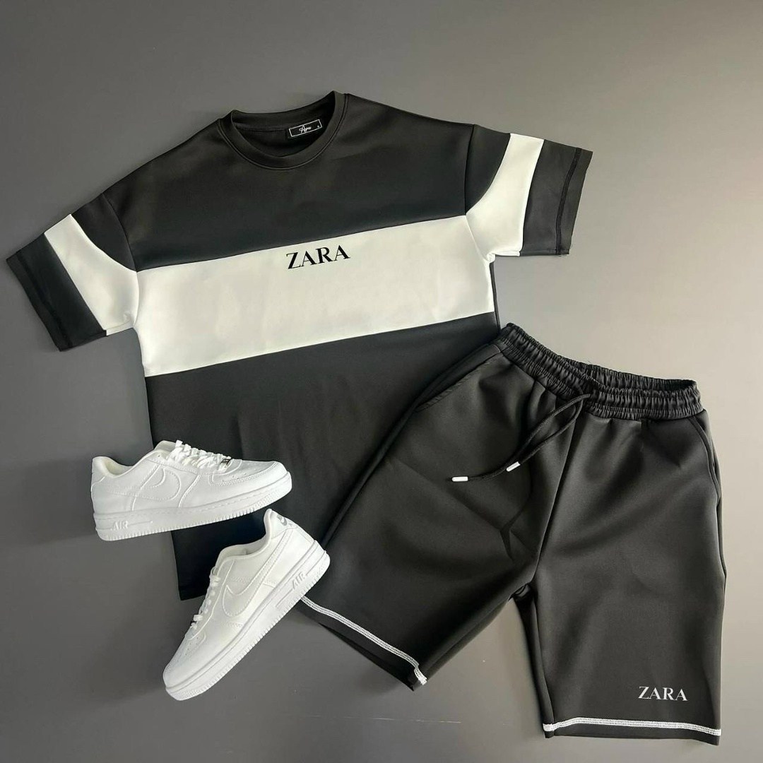 спортивный костюм zara,спортивные костюм,спортивный летний костюм,спортивные костюм с шортами,костюм мужской
