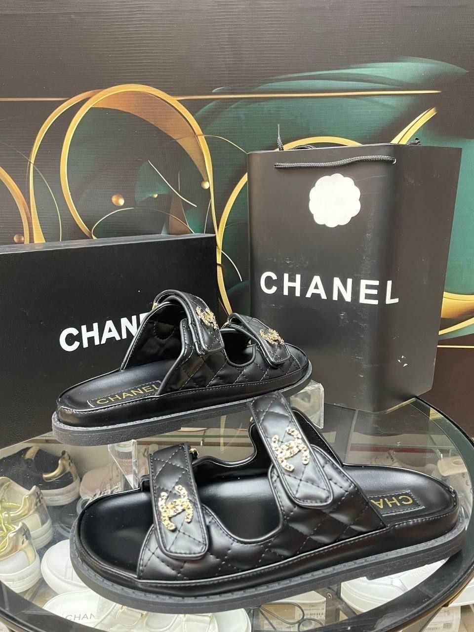 сандалии chanel,шлепки шанель,босоножки chanel,шлепанцы chanel,сандали шанель селин