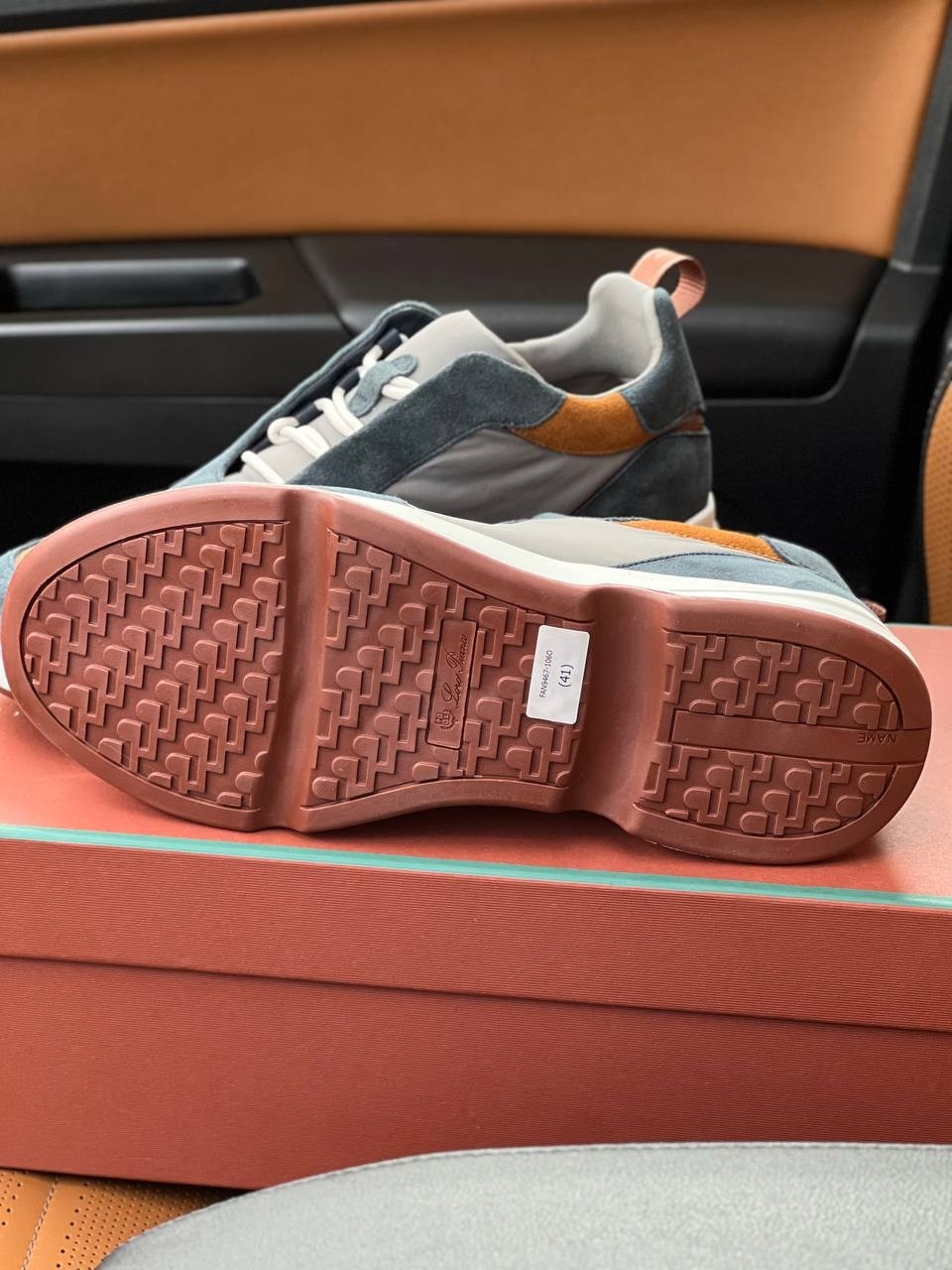 кроссовки loro piana,,кроссовки ecco retro sneaker w 211703/60481,кроссовки loro piana modular walk темно-синие,комбинированные кроссовки