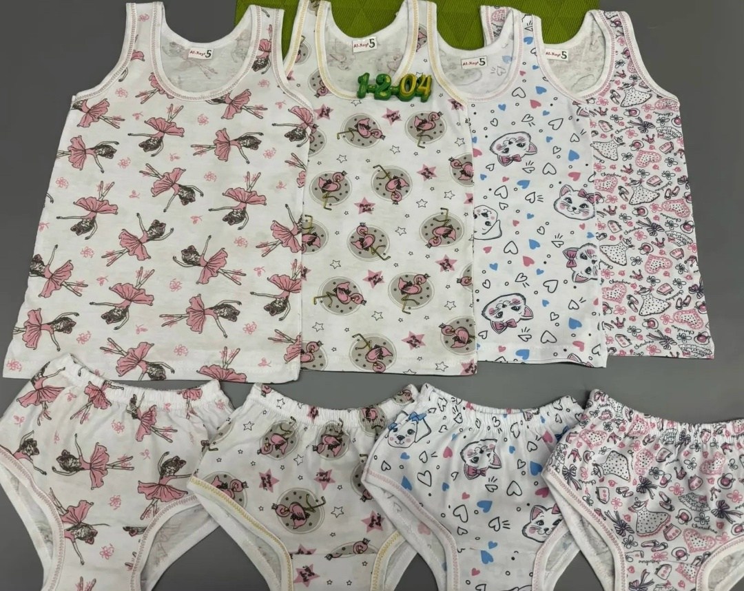 комплект майка трусы для девочки,белье детское комплект,комплект детский девочка (майка, трусы) № uz025,комплект для девочки (майка, трусы) модель 310 трикотаж,комплект детского нижнего белья