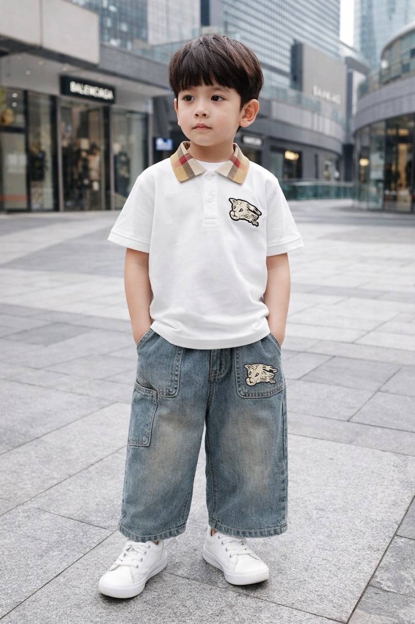 поло burberry,polo burberry,рубашка-поло burberry kids vintage check, белый,футболка burberry