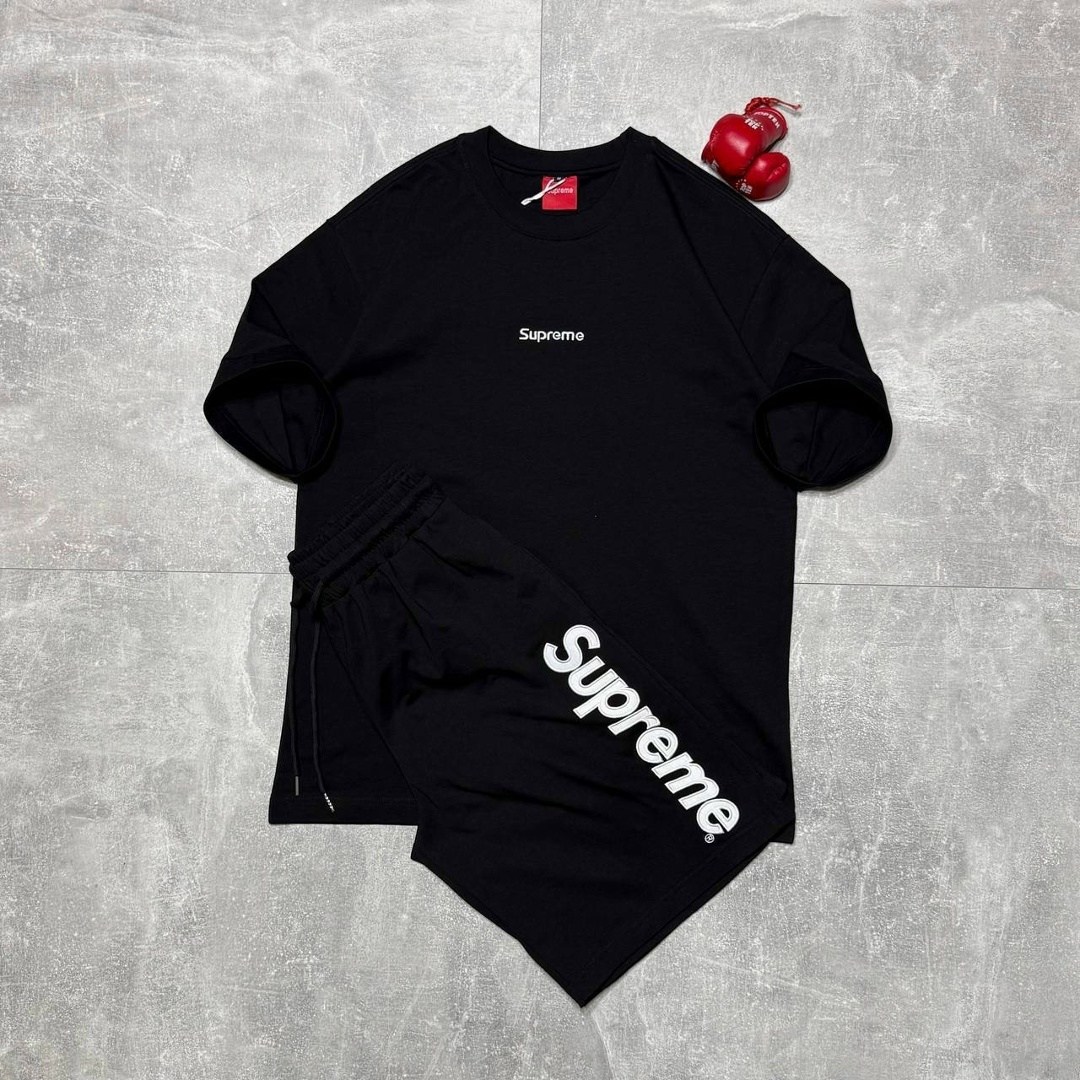 supreme supreme,футболки комплект,шорты суприм,спортивные костюм,мужские спортивные костюмы