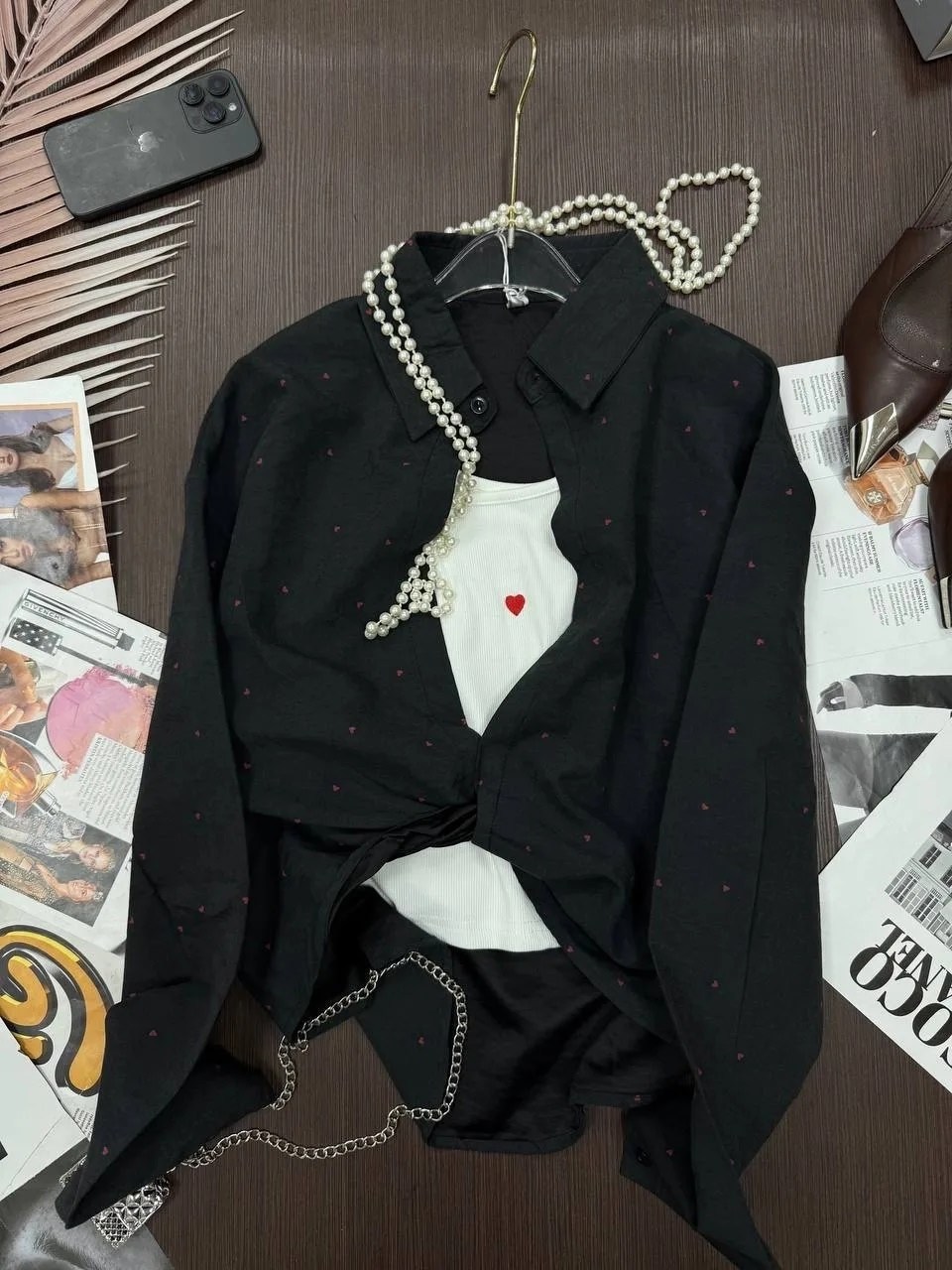 женская блузка с бантом с высоким манжетом розовая горох,женская блузка,блузка с бантом,женские рубашки,женские блузки и рубашки