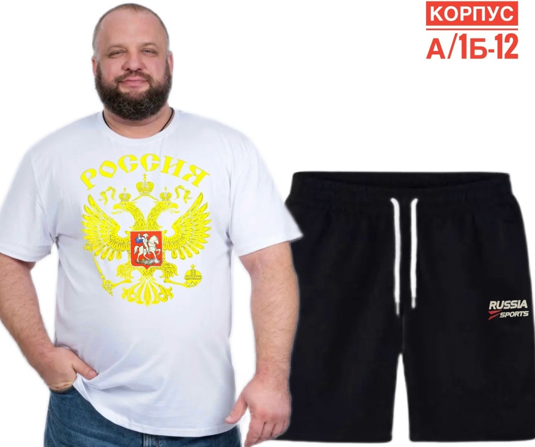 костюм для мужчин,костюм спортивный мужской,футболка герб россии,футболка с гербом,футболка с российским гербом