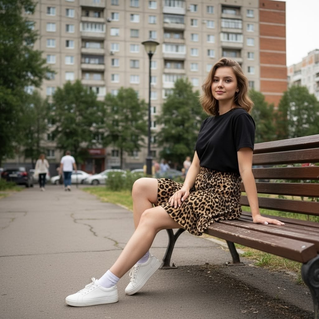 модные наряды,женская юбка,мода стиль,юбка леопардовая