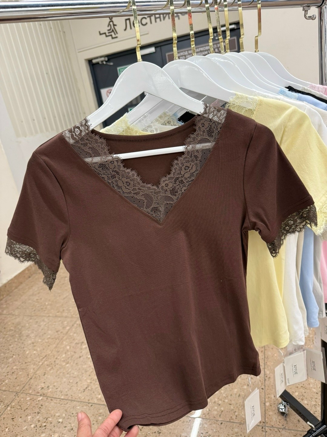 блузки с кружевами,футболки женская,трикотажная блуза,футболка с кружевами,блузка женская