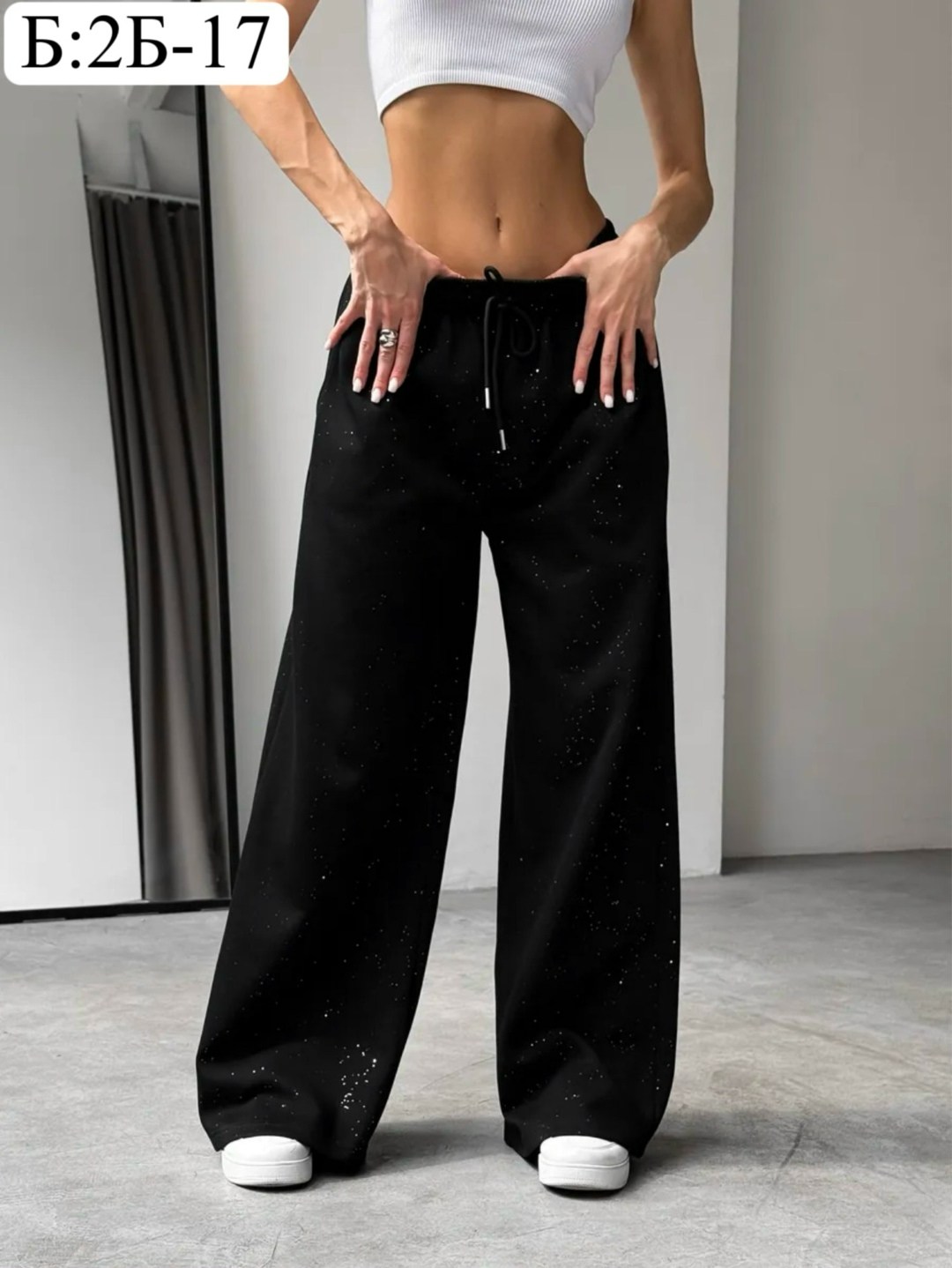 блестящие брюки из полиэстера,штаны со стразами,брюки широкие,спортивные брюки со стразами женские,брюки спортивные женские