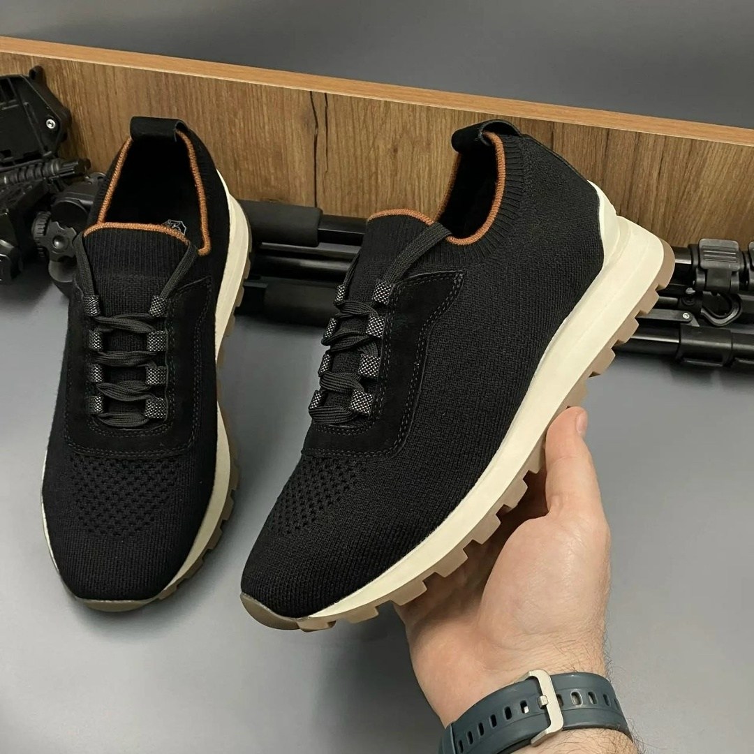 ,текстильные кроссовки brunello cucinelli,кроссовки brunello cucinelli,кроссовка мужской,мужские кроссовки