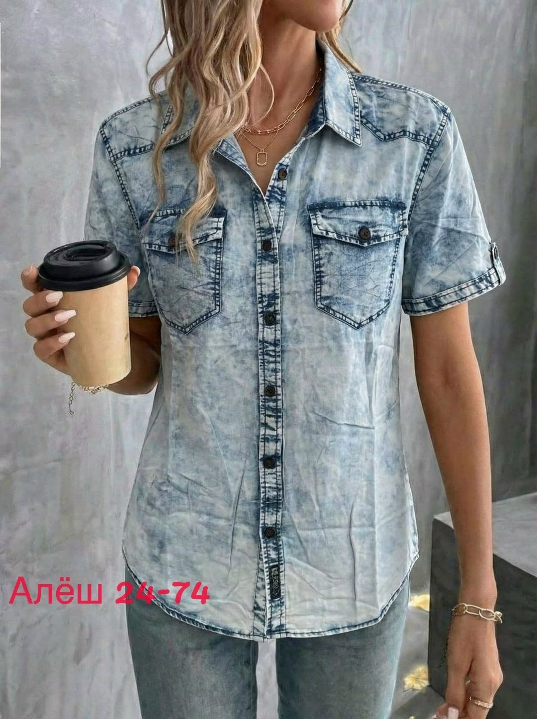 женская джинсовая рубашка,джинсовая рубашка,джинсовая блузка,женская джинсовая рубашка с коротким рукавом,джинсовая рубашка для женщин