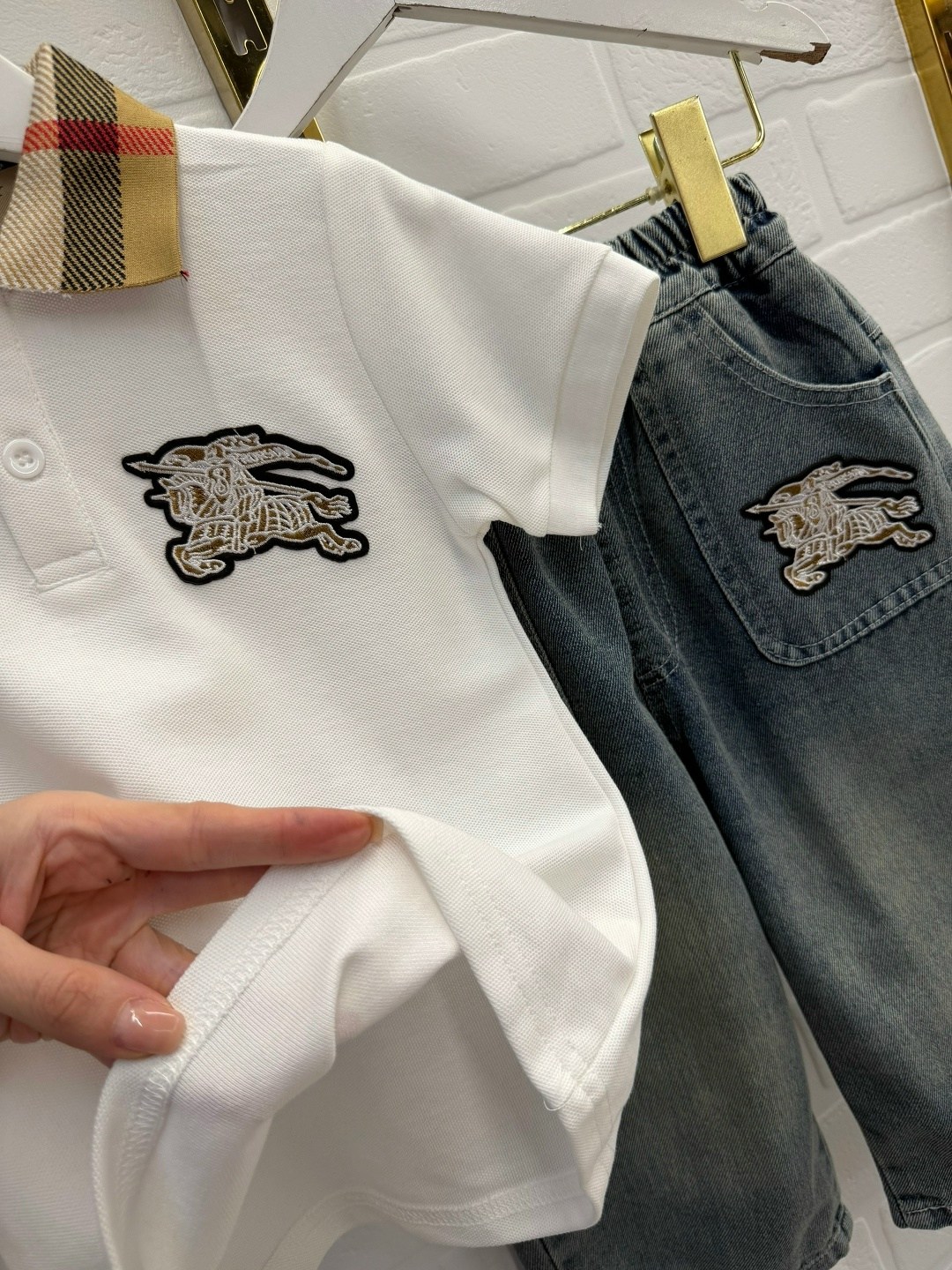 поло burberry,polo burberry,рубашка-поло burberry kids vintage check, белый,футболка burberry