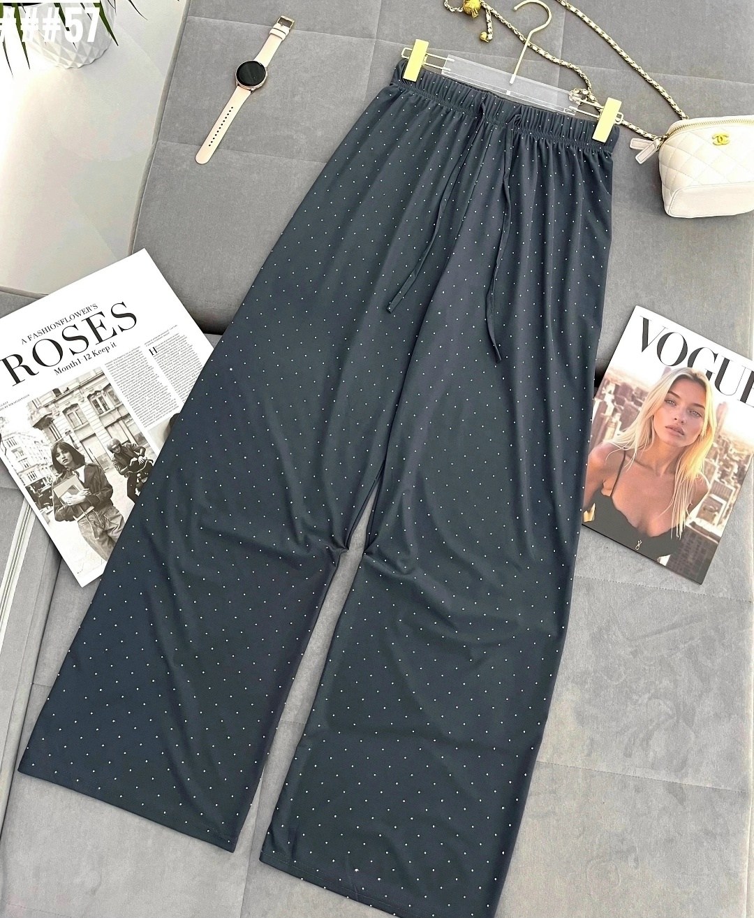 брюки свободные,повседневные брюки,повседневные штаны,женский брюки,брюки со стразами
