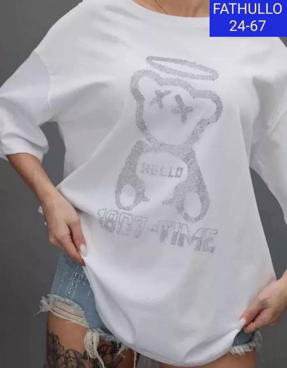 футболки женская,футболка оверсайз со стразам,футболка оверсайз базовая со стразами,футболка со стразами женская,