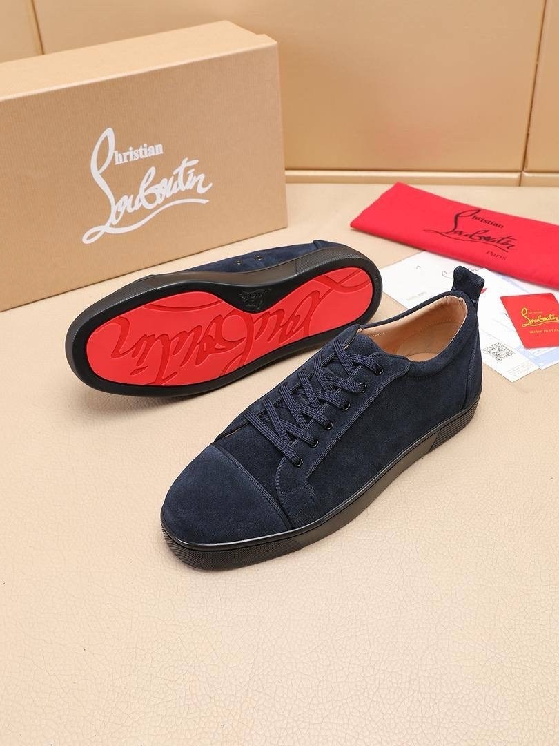кеды christian louboutin натуральная замша,christian louboutin темно-синие замшевые низкие кроссовки,мужские кеды christian louboutin,замшевые кроссовки fun louis junior christian louboutin синий,замш
