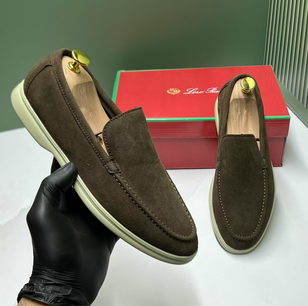 замшевые лоферы loro piana,лоферы loro piana,loro piana мужские лоферы,мокасины loro piana summer walk коричневые,лоферы loro piana summer walk замшевые коричневые
