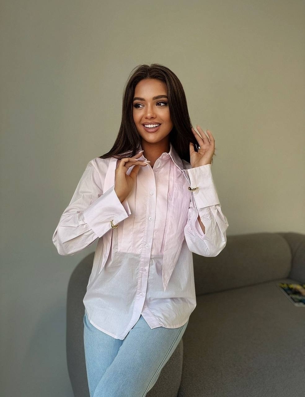 женская классическая рубашка оверсайз в полоску cracpot,классическая рубашка оверсайз,женская классическая рубашка,женская рубашка,рубашка оверсайз в полоску