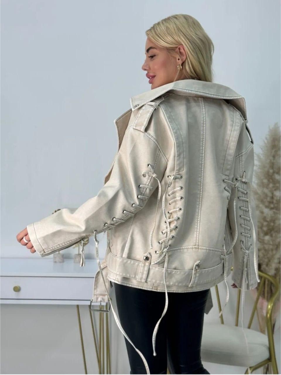 косуха женская оверсайз кожаная куртка,куртка косуха,кожаная куртка косуха,кожаная куртка,косуха белая куртка кожаная oversize винтажная