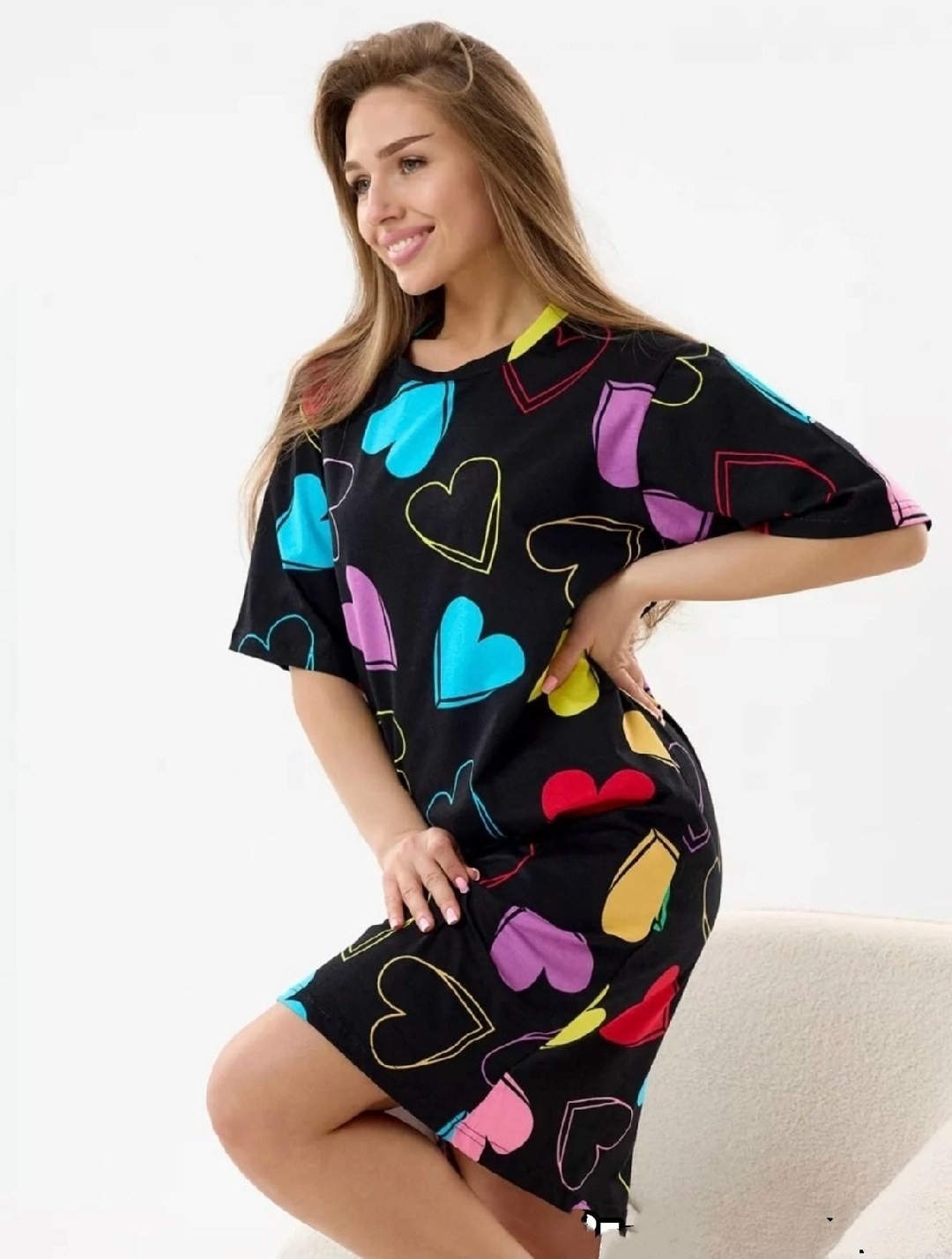 платье женской,женская туника,платье туника,домашнее платье,платье летнее