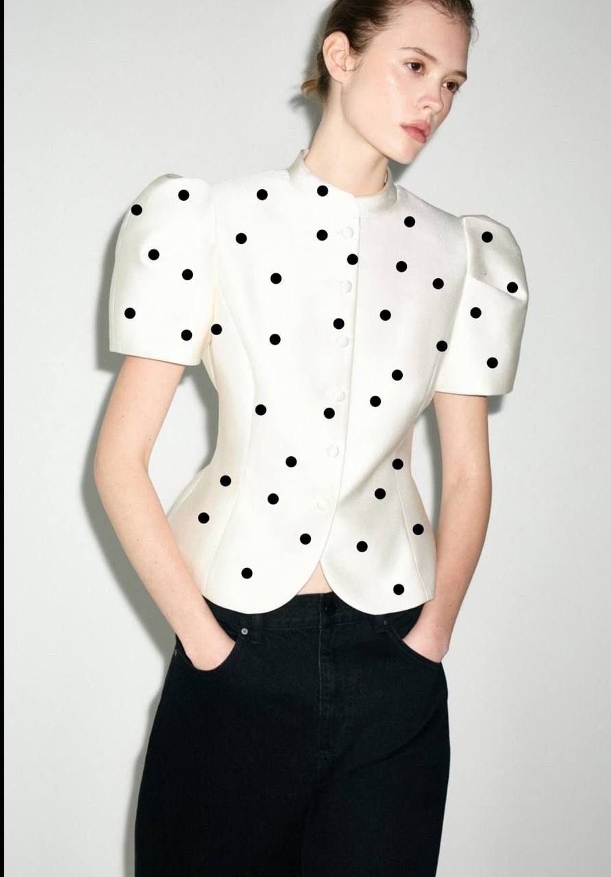 блузка в горох,мода и стиль,модная блузка,блузка женская