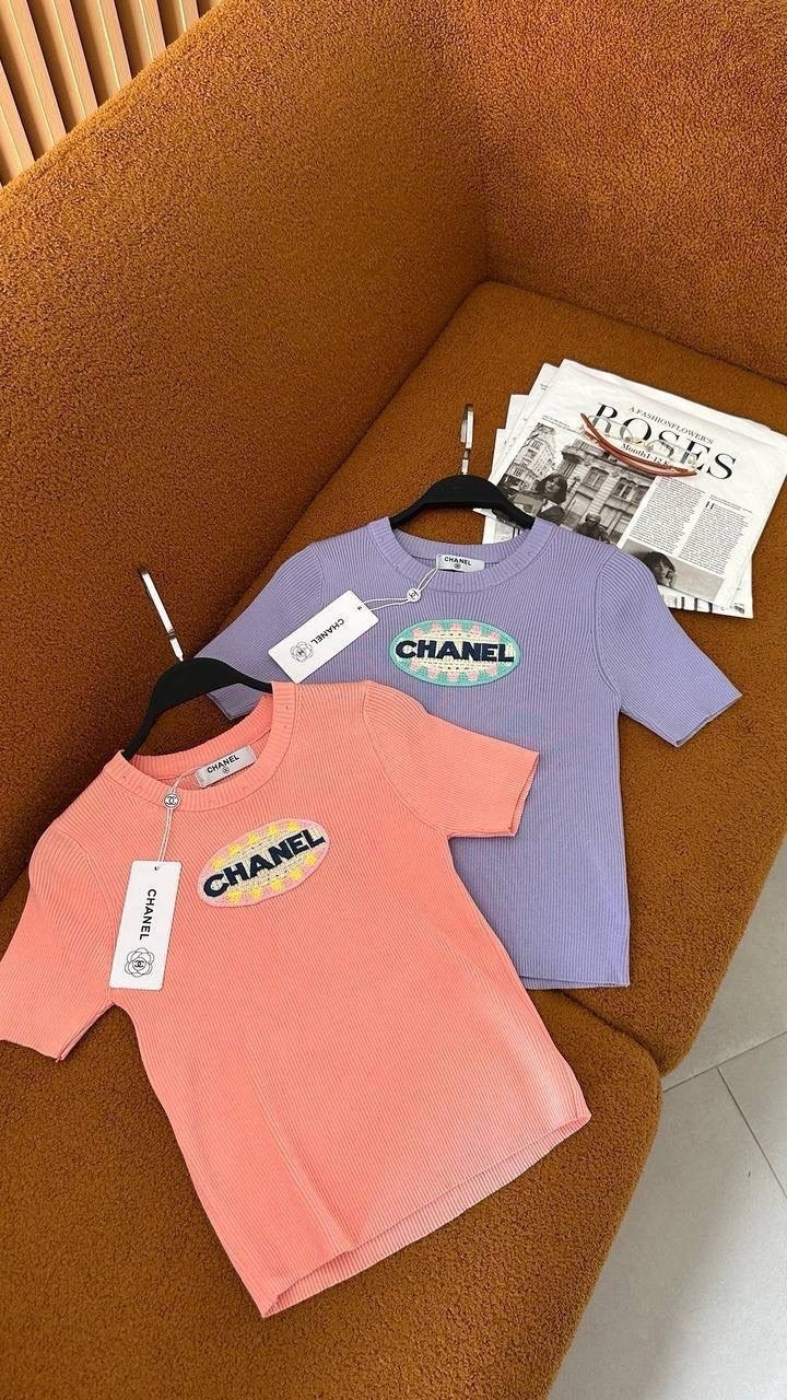 футболка chanel,одежда chanel,женская футболка,шанель одежда,брендовые вещи