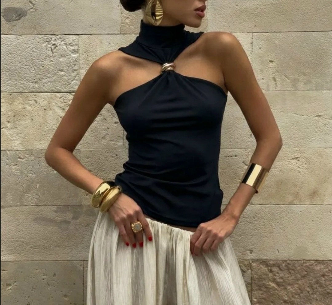 стильные наряды,одежда стильная,мода одежда,топ на завязках