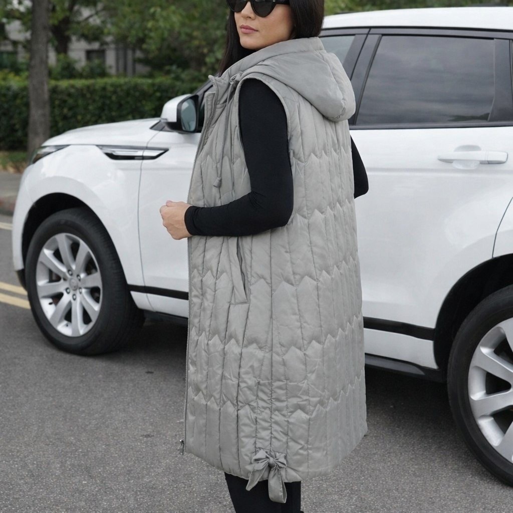 жилетка удлиненная,жилет удлиненный,жилетка женская,жилет женский,жилетка с капюшоном