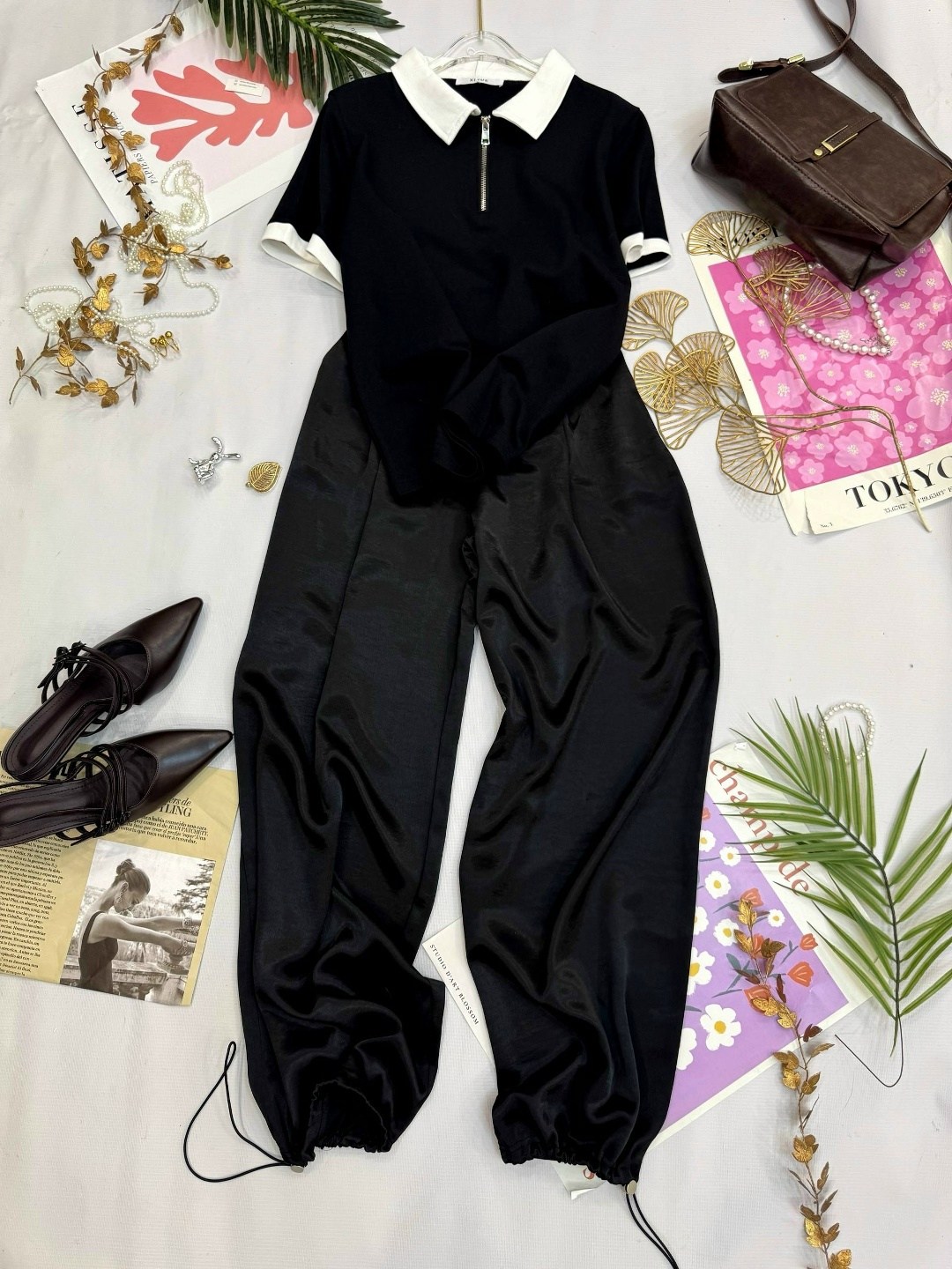 брюки палаццо атласные женские,повседневные брюки,брюки палаццо из атласа,брюки женские атласные палаццо fran_co,штаны брюки