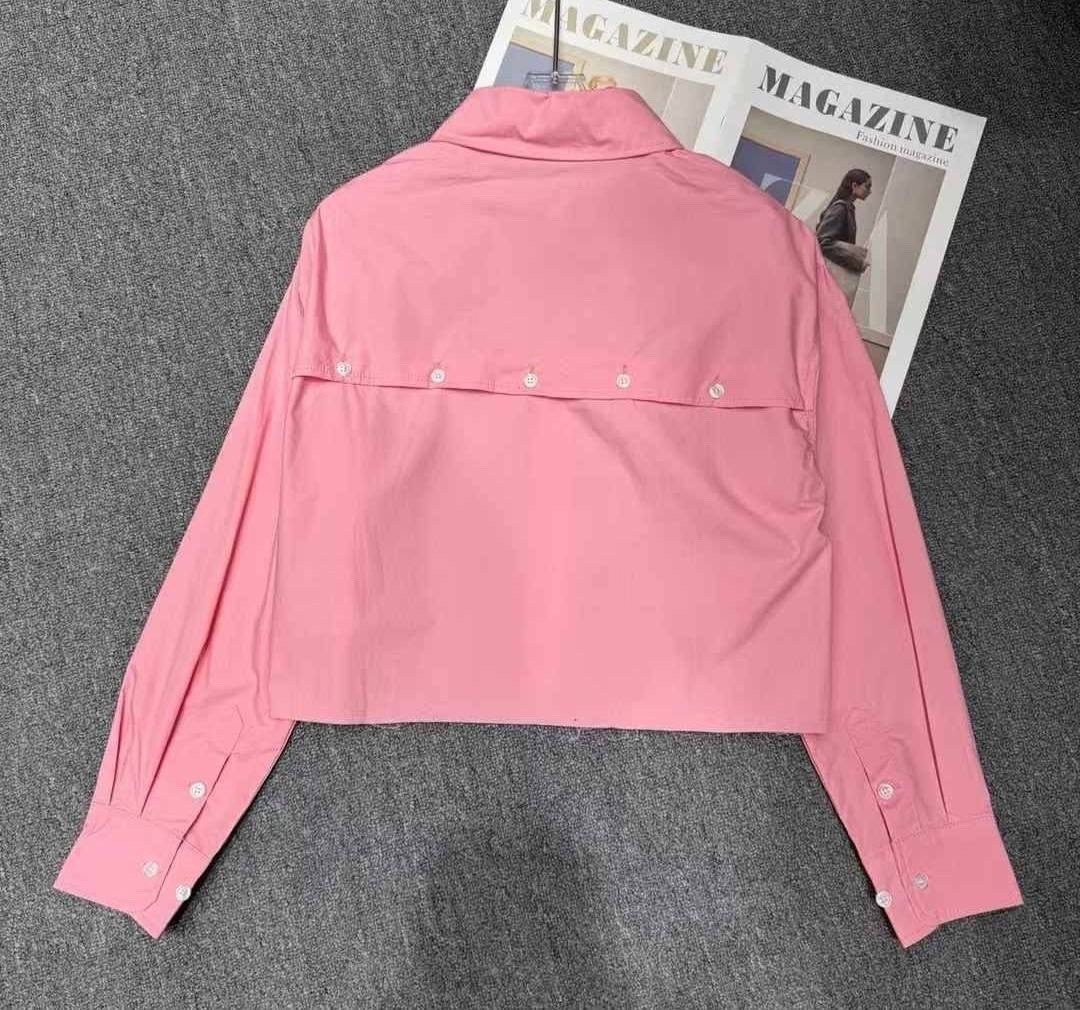 женская рубашка,рубашка miu miu,рубашка,розовая рубашка,рубашка женская розовая