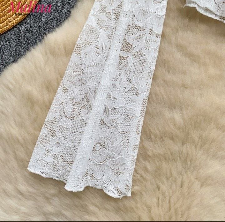 женская кружевная блузка с длинным рукавом,кружевной топ,блузка кружевная,блузка женская кружевная,блузка с длинными рукавами