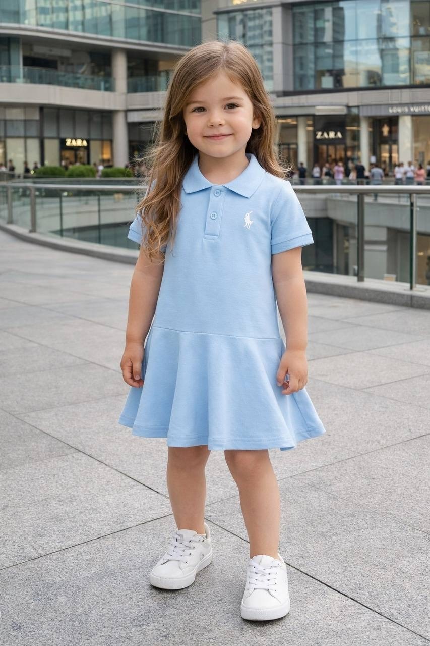 платье поло для девочки,платья детские,платье для детей,платья для девочек,детские платья для девочек