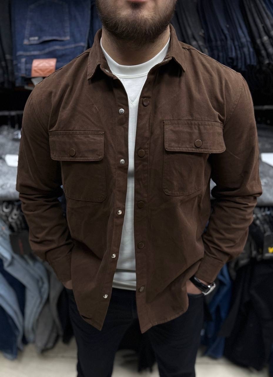 коричневая рубашка,рубашка мужская,мужская рубашка из замши,вельветовая рубашка,рубашка