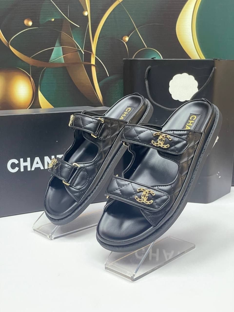 сандалии chanel,шлепки шанель,босоножки chanel,шлепанцы chanel,сандали шанель селин