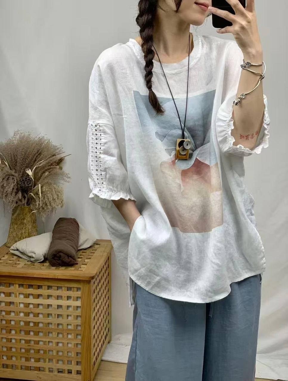 футболка женская из хлопка,женские льняные футболки,футболки женская оверсайз,женские футболки с принтом,женская футболка из хлопка и льна