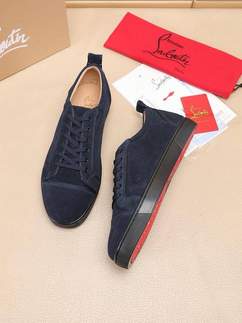 кеды christian louboutin натуральная замша,christian louboutin темно-синие замшевые низкие кроссовки,мужские кеды christian louboutin,замшевые кроссовки fun louis junior christian louboutin синий,замш
