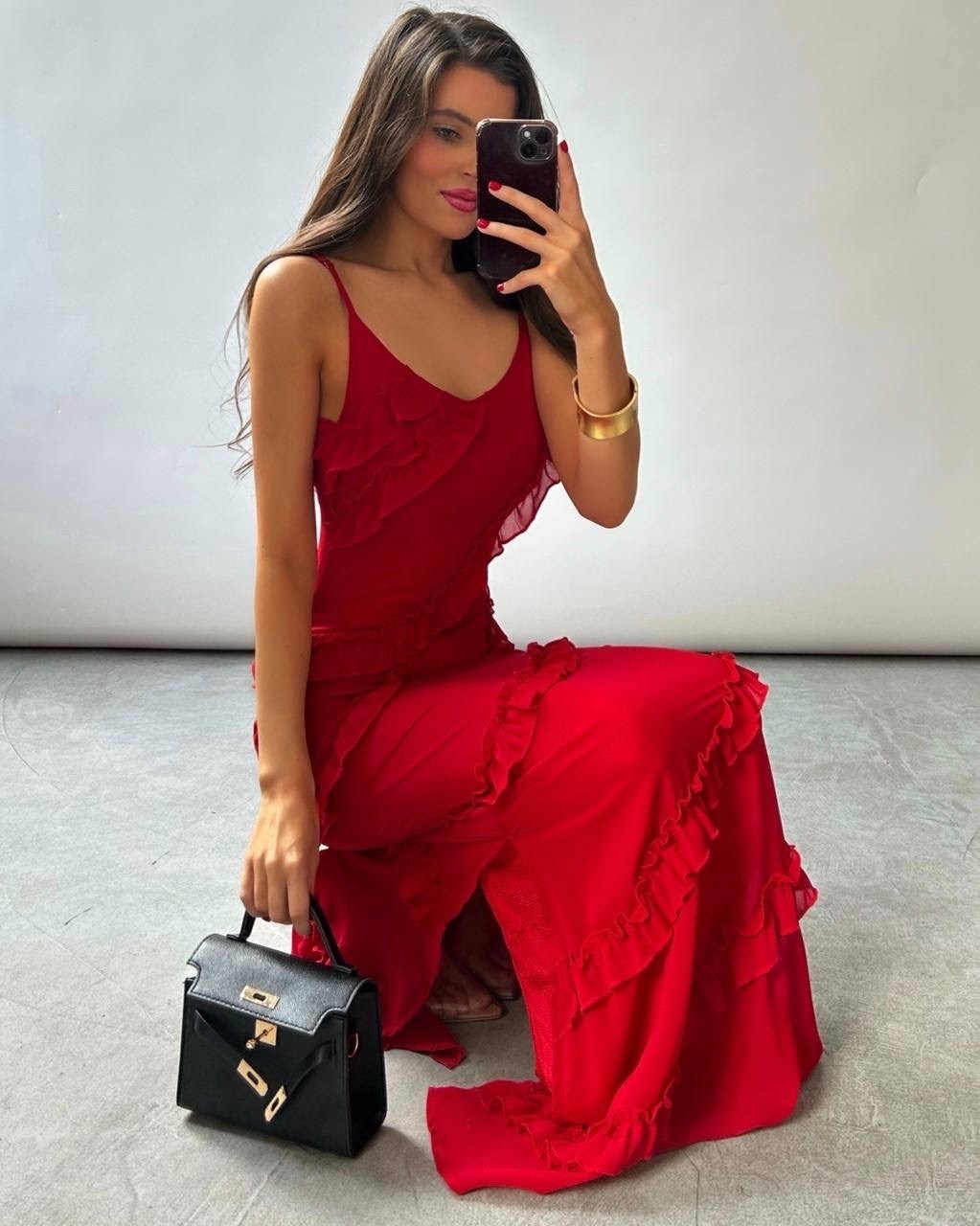 платье макси с оборками,красное платье макси с оборками,платья длинное,платья женская вечернее,платья вечернее