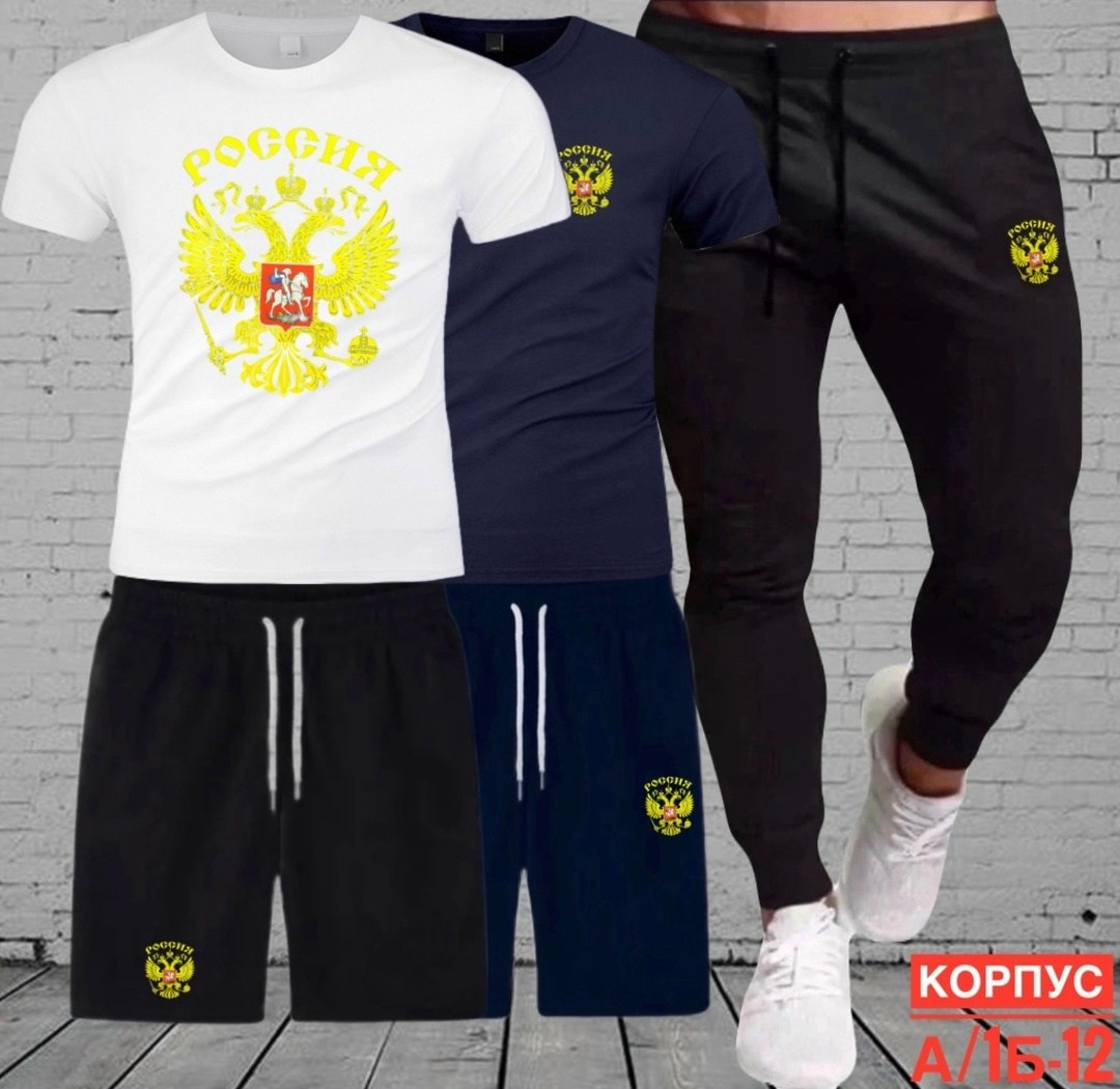 костюм спортивный мужской,спортивные костюм,россия футболка,футболка мужская с гербом россии,футболка с гербом
