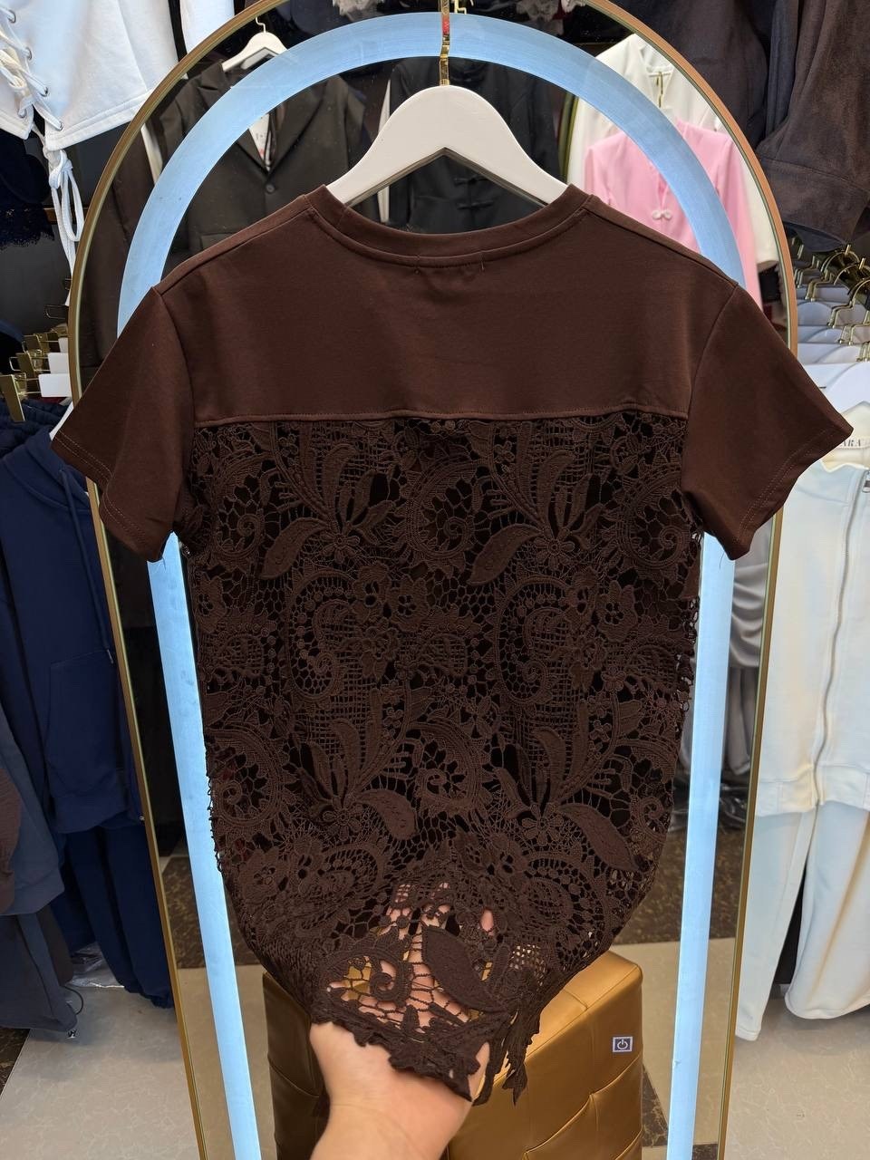 футболка с кружевами,кружевная футболка,стильная футболка,женская футболка,кружевная блузка